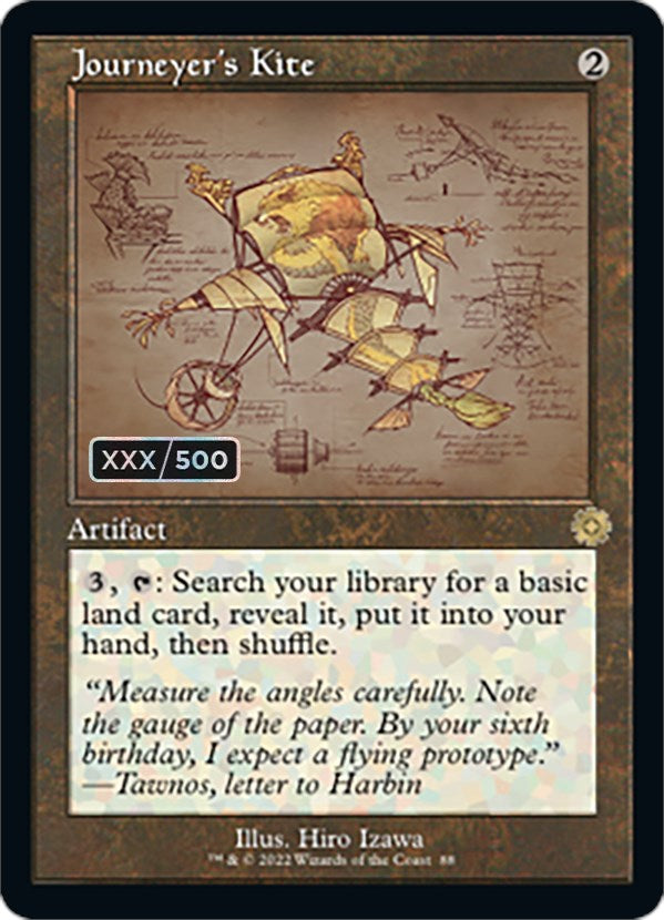 Journeyer's Kite (Retro Schematic) (Serialized) [The Brothers' War Retro Artifacts] | Good Games Cannington