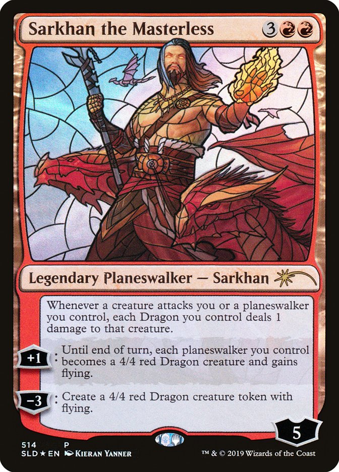 Sarkhan the Masterless (Stained Glass) [Secret Lair Drop Promos] | Good Games Cannington