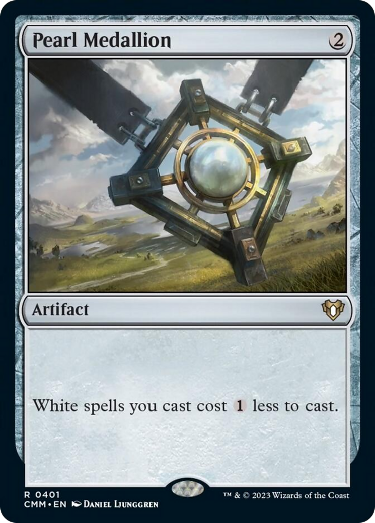 Pearl Medallion [Commander Masters] | Good Games Cannington