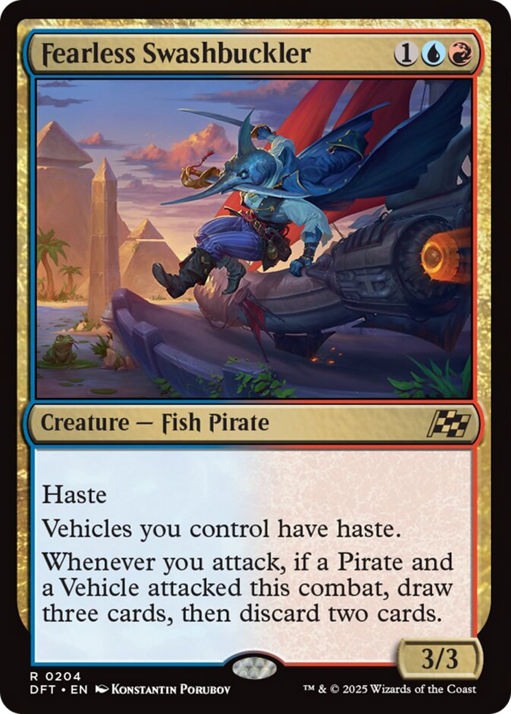 Fearless Swashbuckler [Aetherdrift] | Good Games Cannington