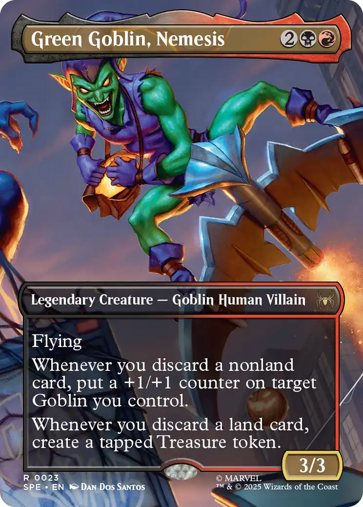 Green Goblin, Nemesis (Borderless) [Marvel's Spider-Man: Eternal-Legal] | Good Games Cannington
