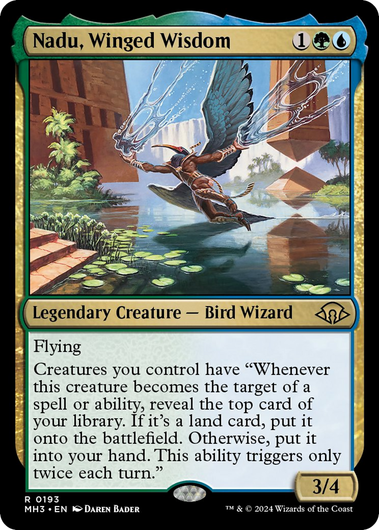 Nadu, Winged Wisdom [Modern Horizons 3] | Good Games Cannington