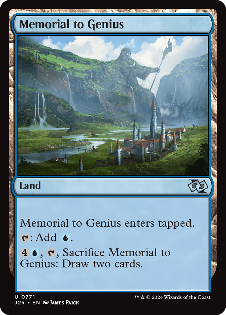 Memorial to Genius [Foundations Jumpstart] | Good Games Cannington