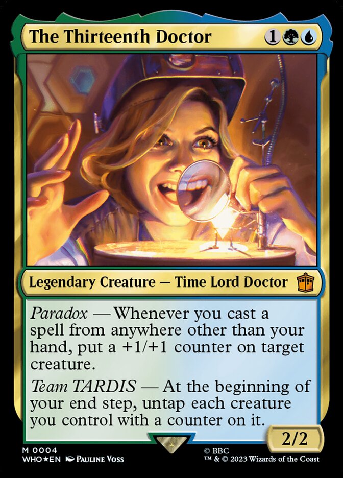 The Thirteenth Doctor 4 (Universes Beyond: Doctor Who)  - Foil | Good Games Cannington