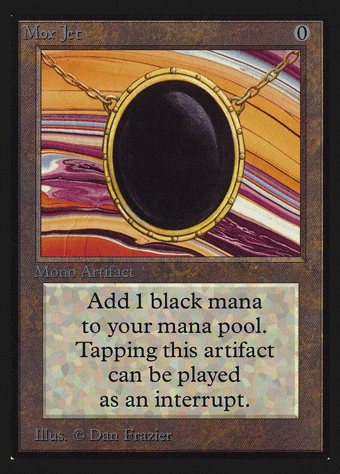 Mox Jet (Black Stone) [International Collectors' Edition] | Good Games Cannington