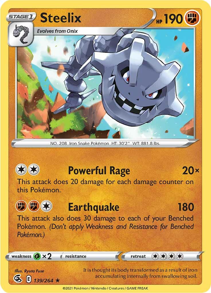 Steelix (139/264) [Sword & Shield: Fusion Strike] | Good Games Cannington