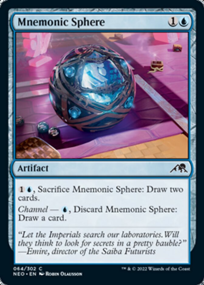 Mnemonic Sphere [Kamigawa: Neon Dynasty] | Good Games Cannington