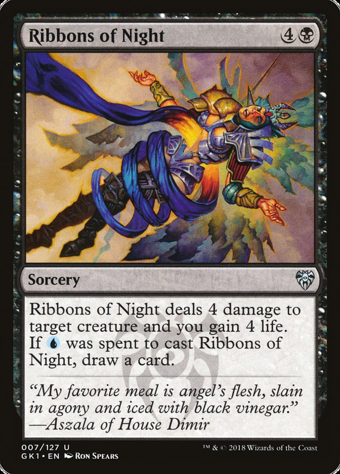 Ribbons of Night [Guilds of Ravnica Guild Kit] | Good Games Cannington