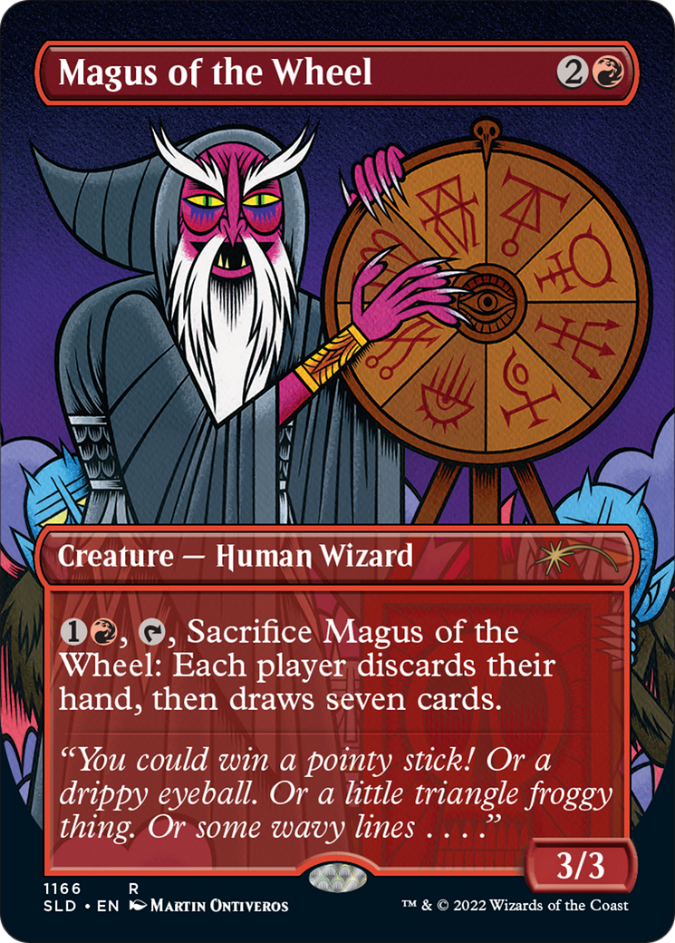 Magus of the Wheel (Borderless) [Secret Lair Drop Series] | Good Games Cannington