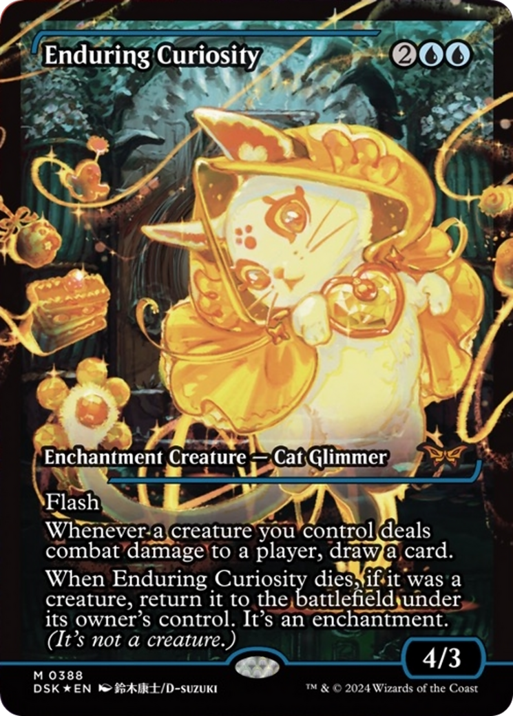 Enduring Curiosity (Japan Showcase) [Duskmourn: House of Horror] | Good Games Cannington