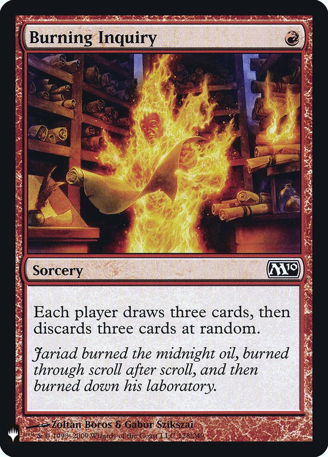 Burning Inquiry [Mystery Booster] | Good Games Cannington