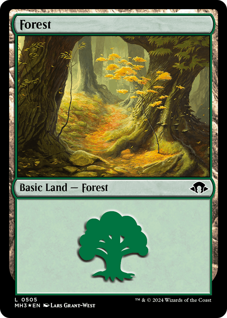 Forest (0505) (Ripple Foil) [Modern Horizons 3] | Good Games Cannington
