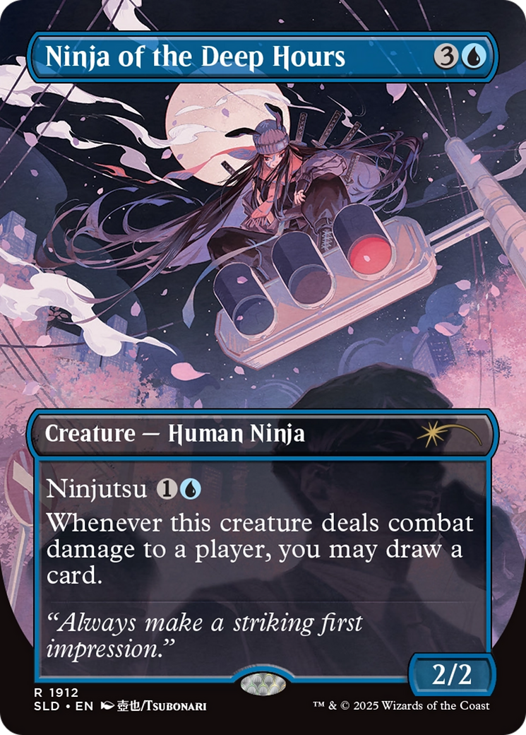 Ninja of the Deep Hours (Rainbow Foil) [Secret Lair Drop Series] | Good Games Cannington