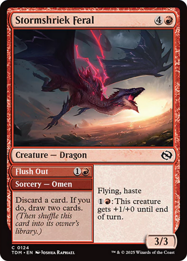 Stormshriek Feral [Tarkir: Dragonstorm] | Good Games Cannington