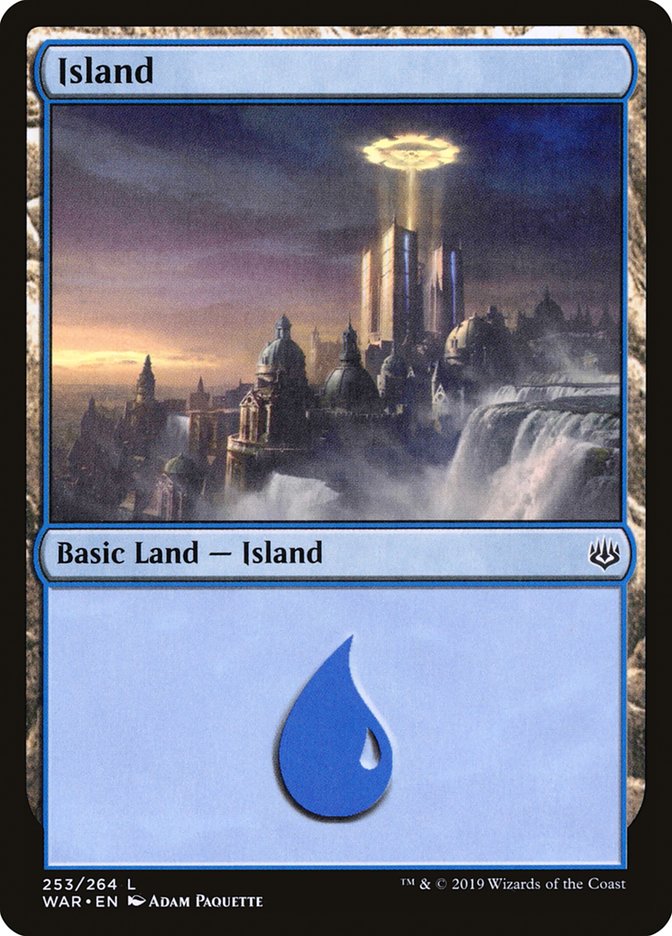 Island (253) [War of the Spark] | Good Games Cannington