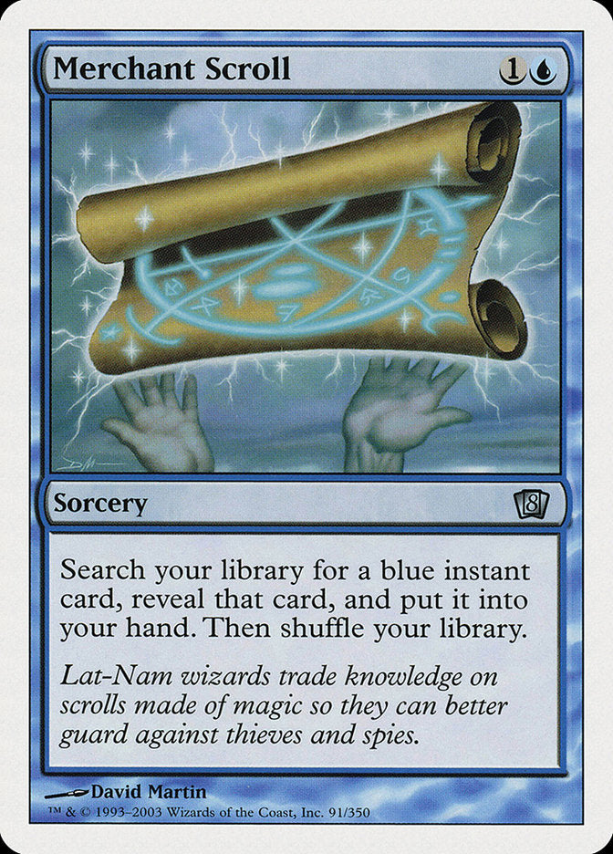 Merchant Scroll (8th Edition) [Oversize Cards] | Good Games Cannington