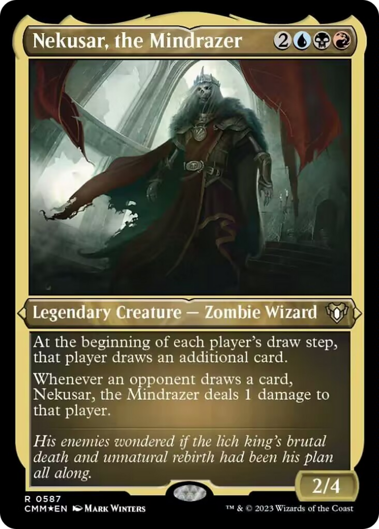 Nekusar, the Mindrazer (Foil Etched) [Commander Masters] | Good Games Cannington