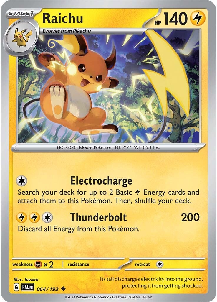 Raichu (064/193) [Scarlet & Violet: Paldea Evolved] | Good Games Cannington