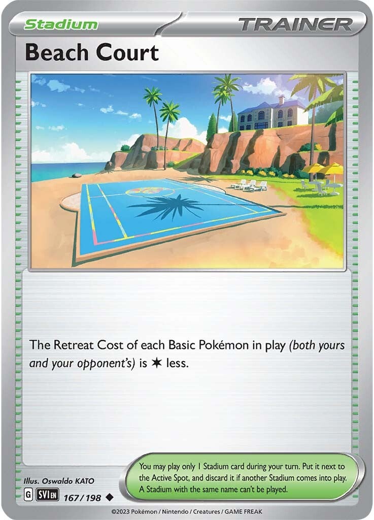 Beach Court (167/198) [Scarlet & Violet: Base Set] | Good Games Cannington