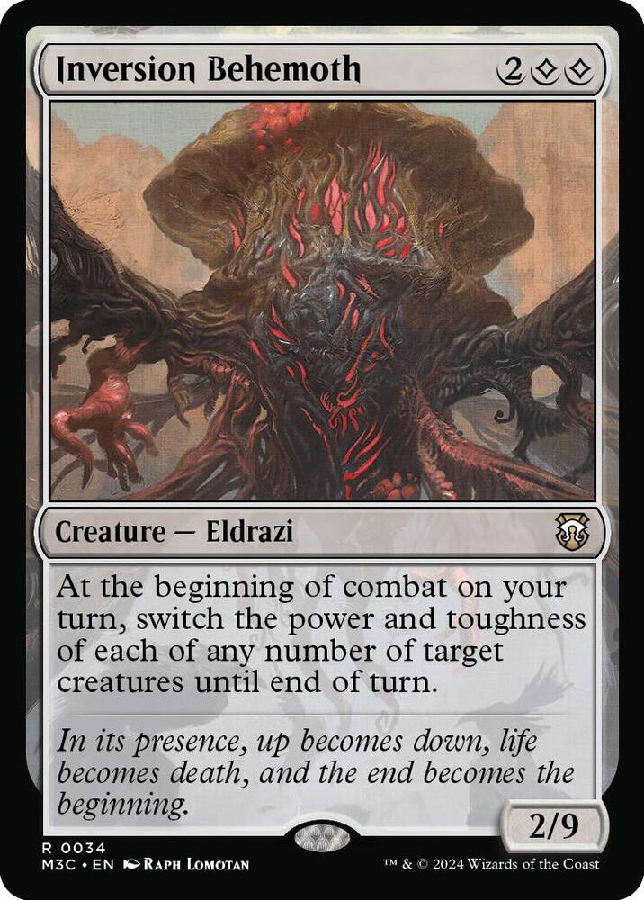 Inversion Behemoth 34/411 (Commander: Modern Horizons 3)  - Ripple Foil | Good Games Cannington