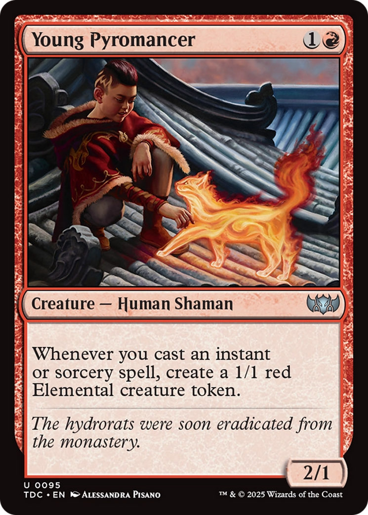 Young Pyromancer [Tarkir: Dragonstorm Commander] | Good Games Cannington