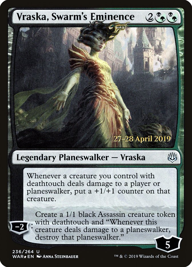 Vraska, Swarm's Eminence [War of the Spark Prerelease Promos] | Good Games Cannington
