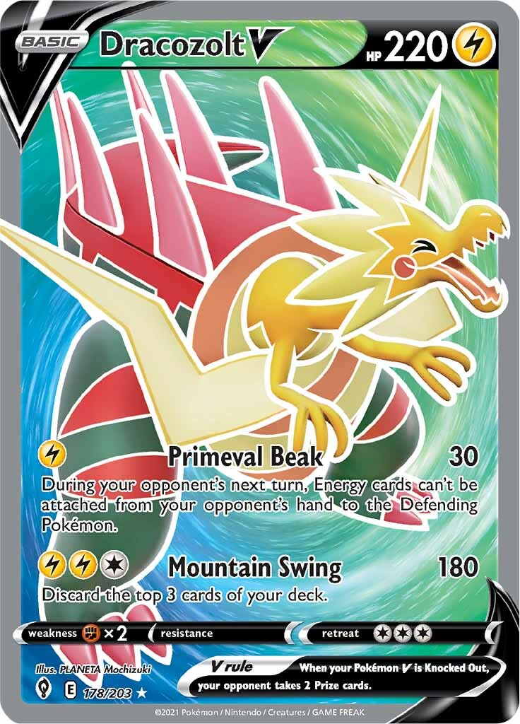 Dracozolt V (178/203) [Sword & Shield: Evolving Skies] | Good Games Cannington