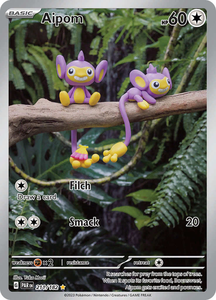 Aipom (211/182) [Scarlet & Violet: Paradox Rift] | Good Games Cannington