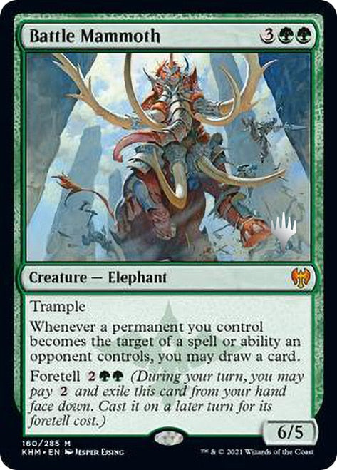 Battle Mammoth (Promo Pack) [Kaldheim Promos] | Good Games Cannington