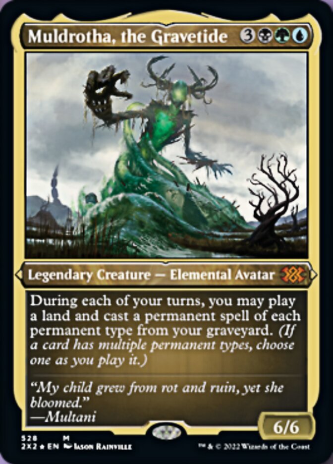 Muldrotha, the Gravetide (Foil Etched) [Double Masters 2022] | Good Games Cannington