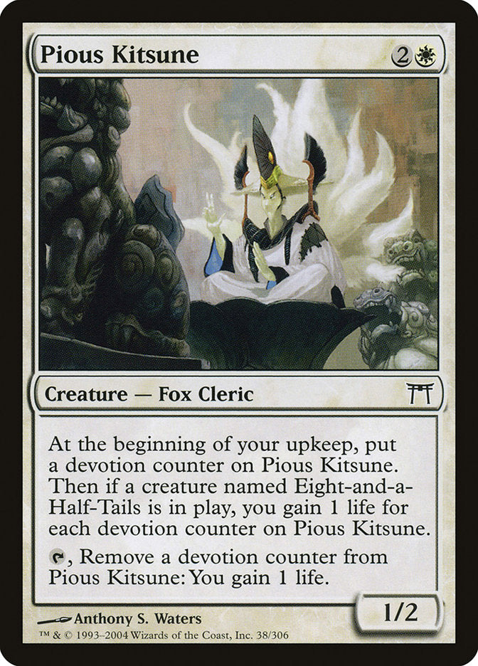 Pious Kitsune 38 (Champions of Kamigawa)  | Good Games Cannington