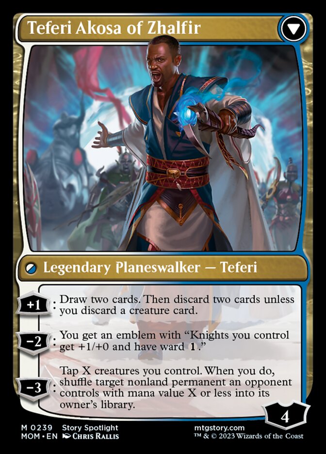 Invasion of New Phyrexia // Teferi Akosa of Zhalfir [March of the Machine] | Good Games Cannington