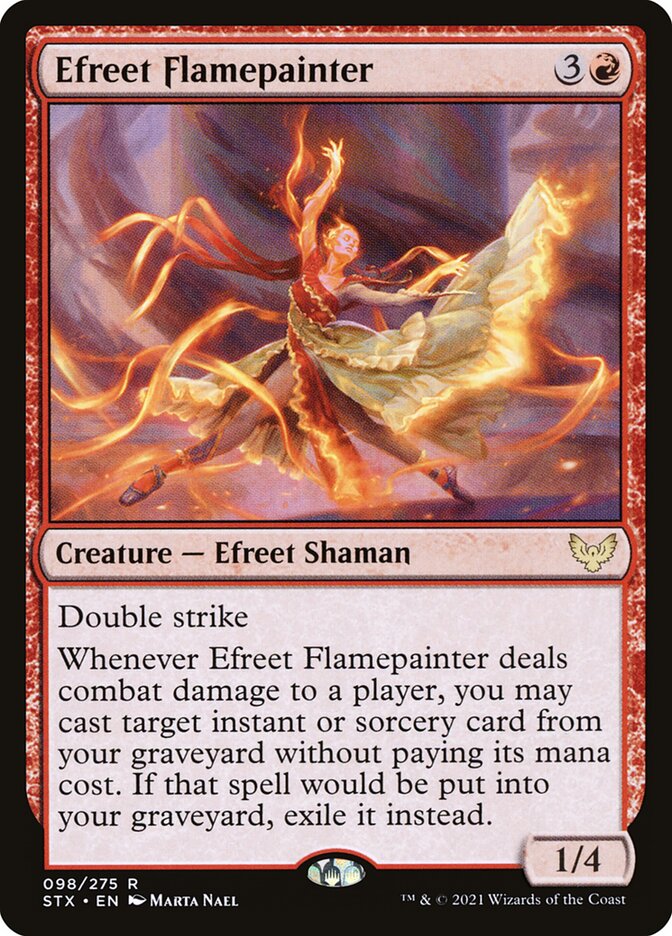 Efreet Flamepainter 98/275 (Strixhaven: School of Mages)  | Good Games Cannington