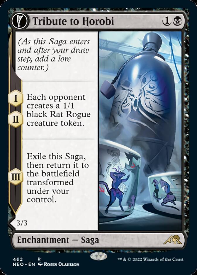Tribute to Horobi // Echo of Death's Wail (Extended Art) [Kamigawa: Neon Dynasty] | Good Games Cannington