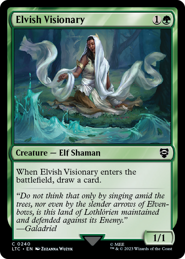 Elvish Visionary [The Lord of the Rings: Tales of Middle-Earth Commander] | Good Games Cannington