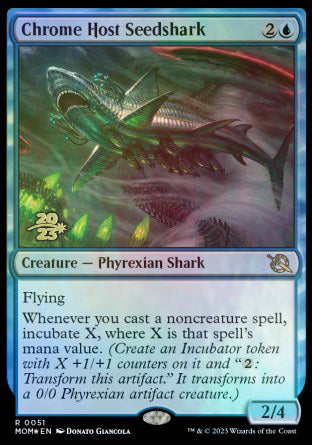 Chrome Host Seedshark [March of the Machine Prerelease Promos] | Good Games Cannington