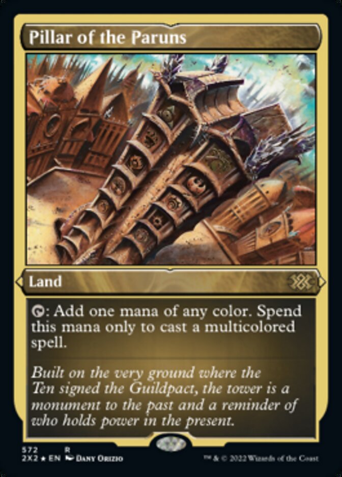 Pillar of the Paruns (Foil Etched) [Double Masters 2022] | Good Games Cannington