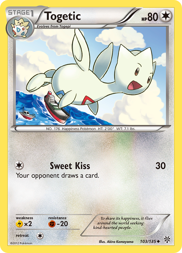 Togetic (103/135) [Black & White: Plasma Storm] | Good Games Cannington
