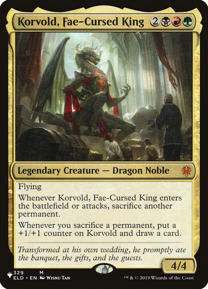 Korvold, Fae-Cursed King [The List] | Good Games Cannington