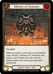 Talisman of Cremation [EVR189] (Everfest)  1st Edition Cold Foil | Good Games Cannington
