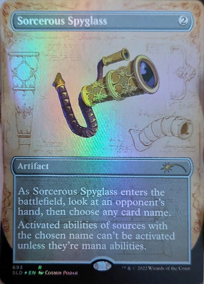 Sorcerous Spyglass (Blueprint) [Secret Lair Drop Promos] | Good Games Cannington