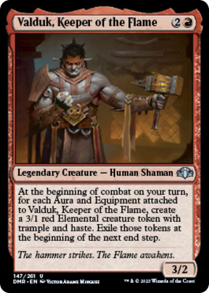 Valduk Keeper of the Flame 147 (Dominaria Remastered)  | Good Games Cannington