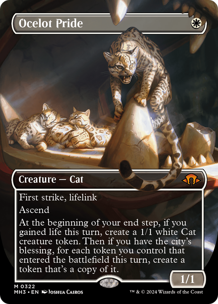 Ocelot Pride (Borderless) [Modern Horizons 3] | Good Games Cannington