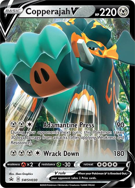 Copperajah V SWSH030 (SWSH: Sword & Shield Promo Cards)  - Holofoil | Good Games Cannington