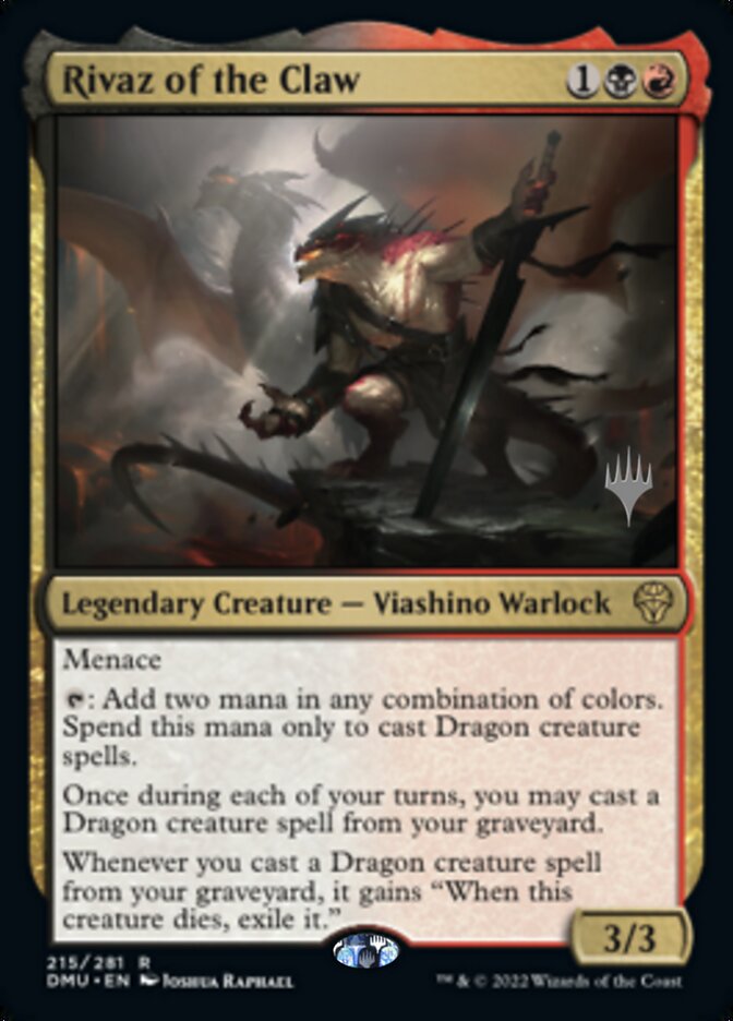 Rivaz of the Claw (Promo Pack) [Dominaria United Promos] | Good Games Cannington