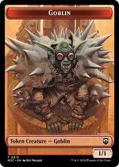 Tarmogoyf // Goblin Double-Sided Token [Modern Horizons 3 Commander Tokens] | Good Games Cannington