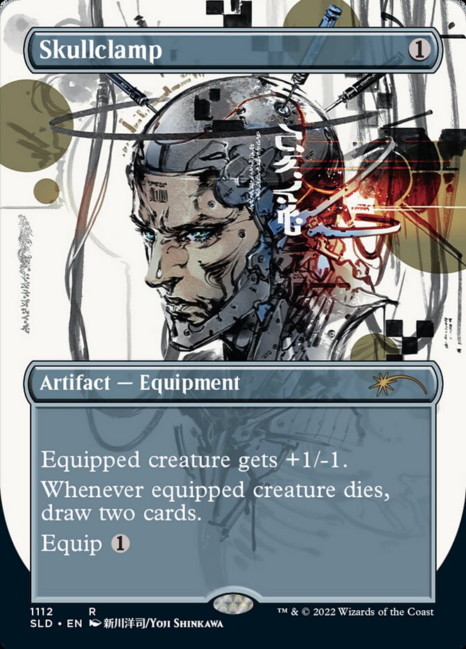 Skullclamp (Borderless) [Secret Lair Drop Series] | Good Games Cannington