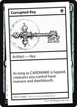 Corrupted Key (2021 Edition) [Mystery Booster Playtest Cards] | Good Games Cannington
