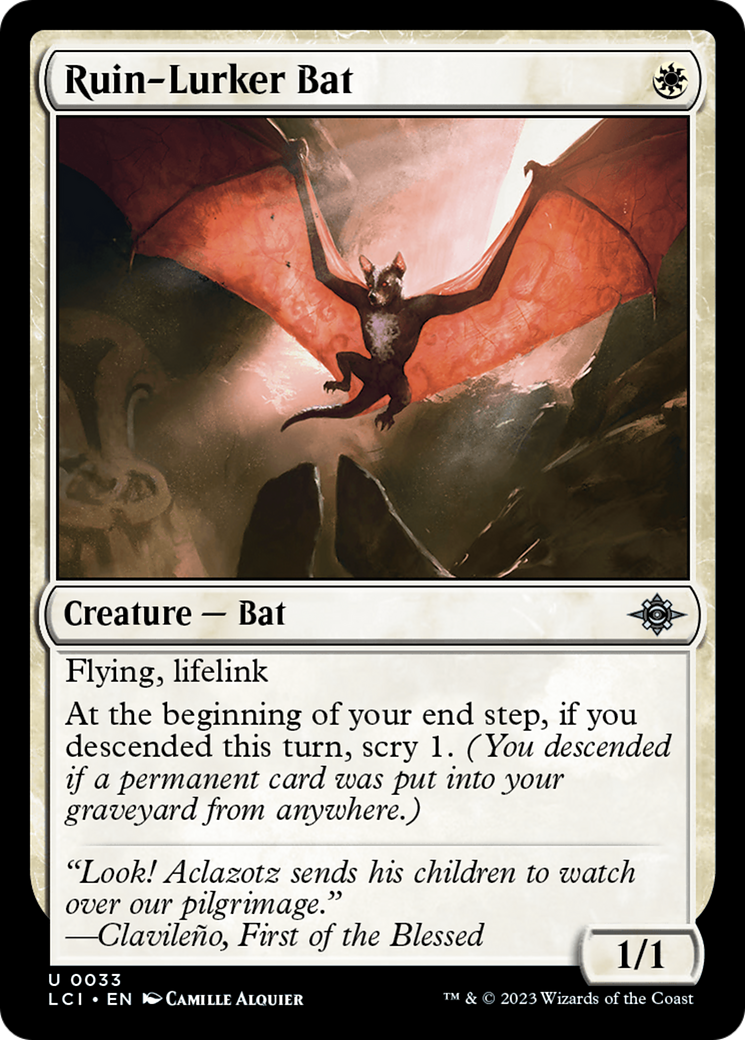 Ruin-Lurker Bat [The Lost Caverns of Ixalan] | Good Games Cannington