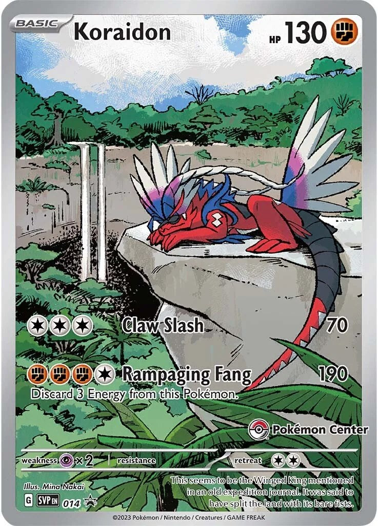 Koraidon (124/198) (Pokemon Center Exclusive) [Scarlet & Violet: Black Star Promos] | Good Games Cannington